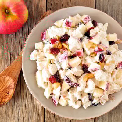 apple cranberry turkey salad